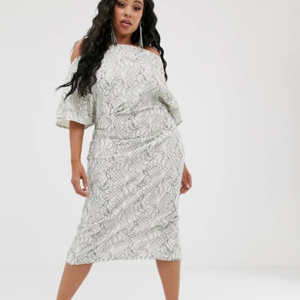 ASOS Curve lace dress